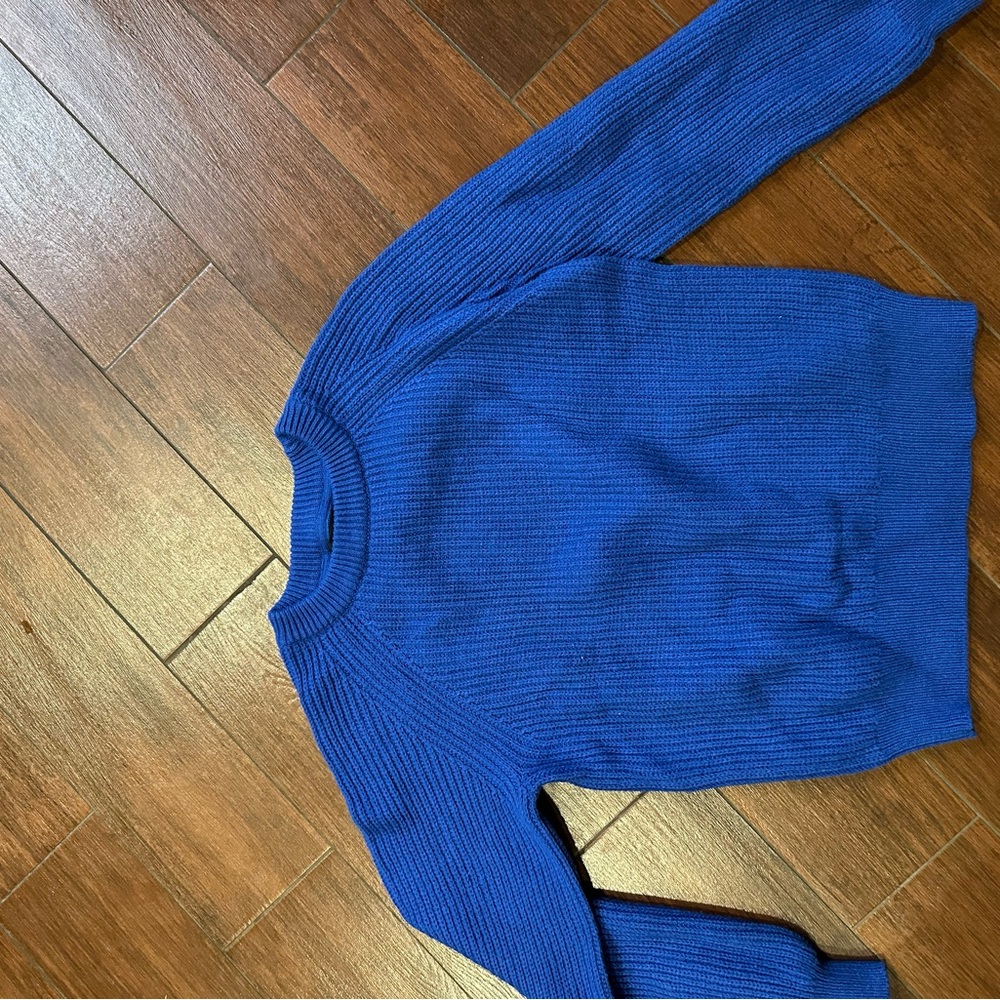 Able Royal Blue Knit Sweater